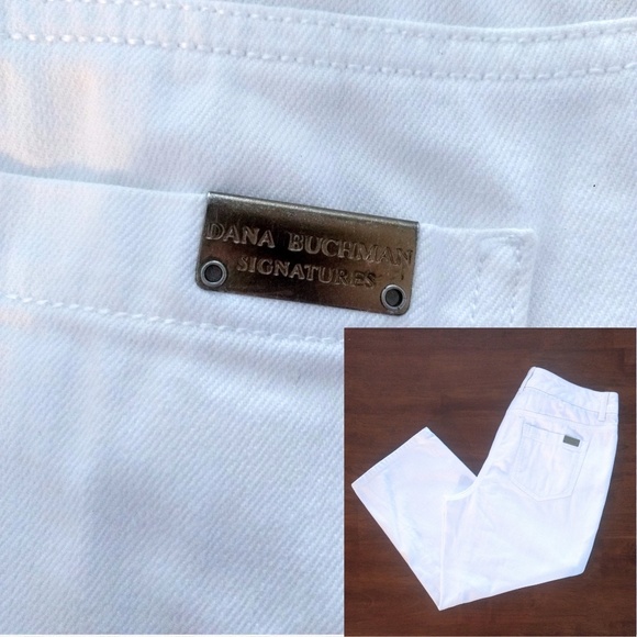 Dana Buchman Denim - Dana Buchman Signature White Denim Capris